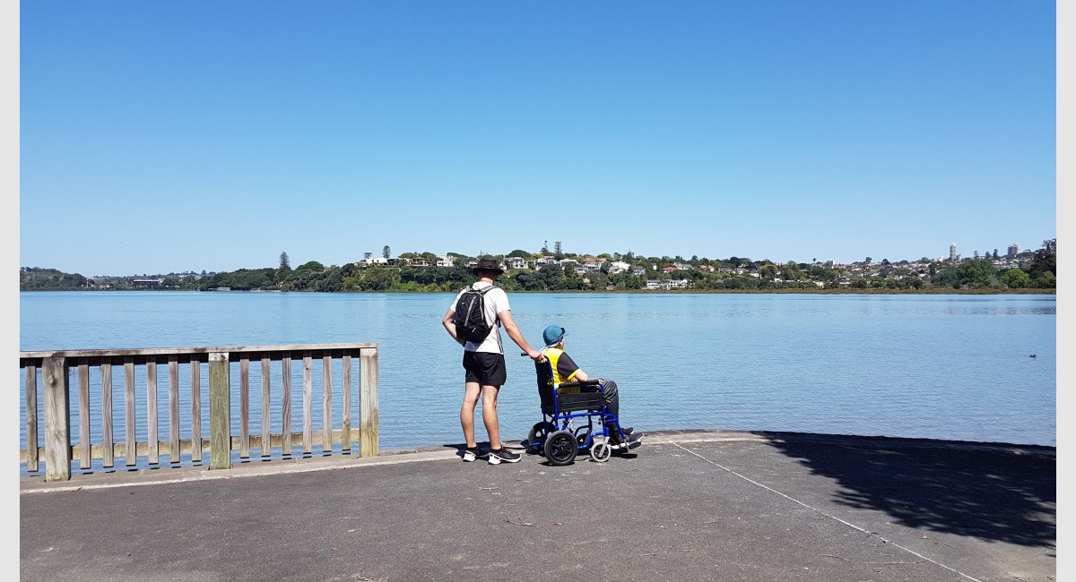 Sean and Rory Hobson Bay walkway 1