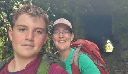 Whangamomona Rd selfie Dec 2022 Whangamomona Rd selfie Dec 2022