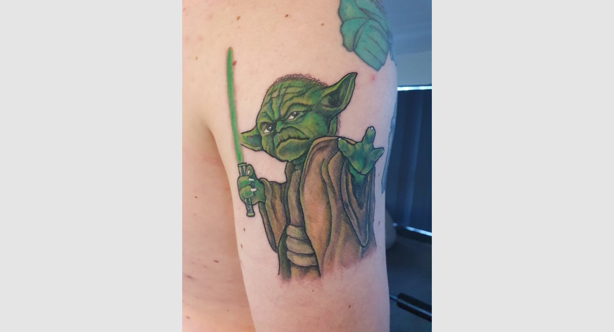 Yoda tattoo April 2022